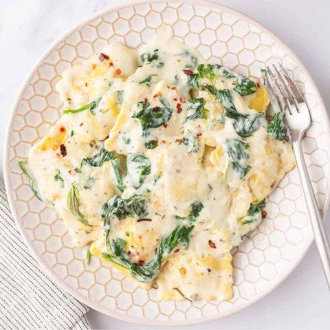 Mozzarella & Spinach Ravioli