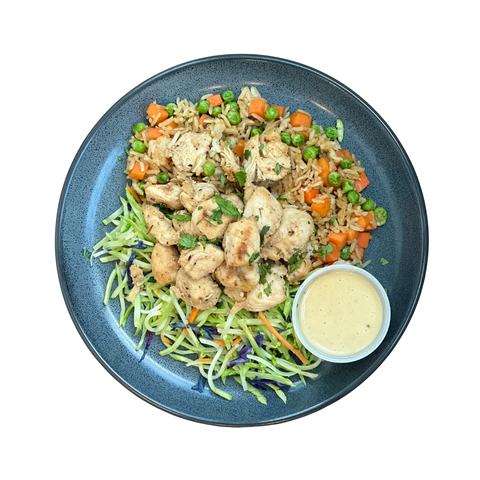 Lemon Ginger Chicken Fried Rice (Gluten Free)