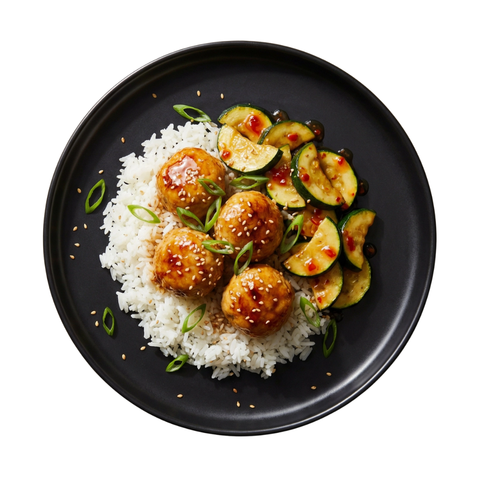 Honey Garlic Chicken Meatballs