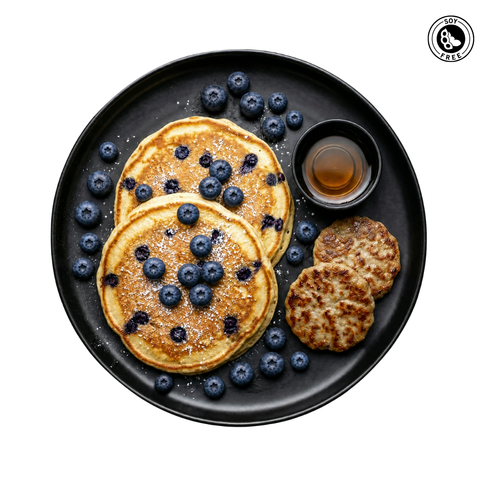 Blueberry Protein Pancakes