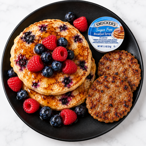 Wild Berry Protein Pancakes